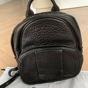 Alexander Wang Dumbo Backpack with Rose Gold Studs
